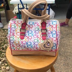 Multi-Colored Calvin Klein Purse